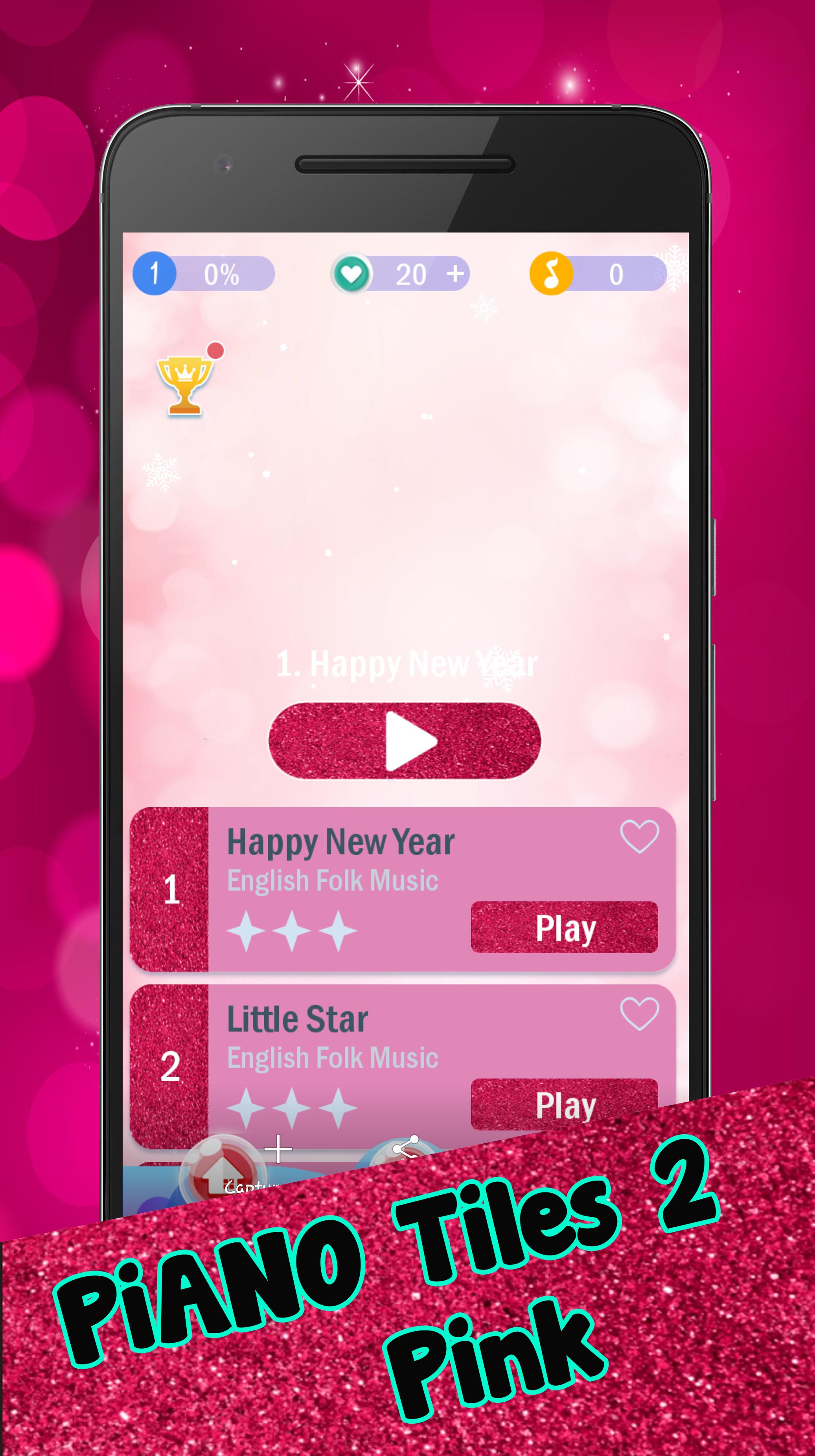 Pink Piano Tiles 2