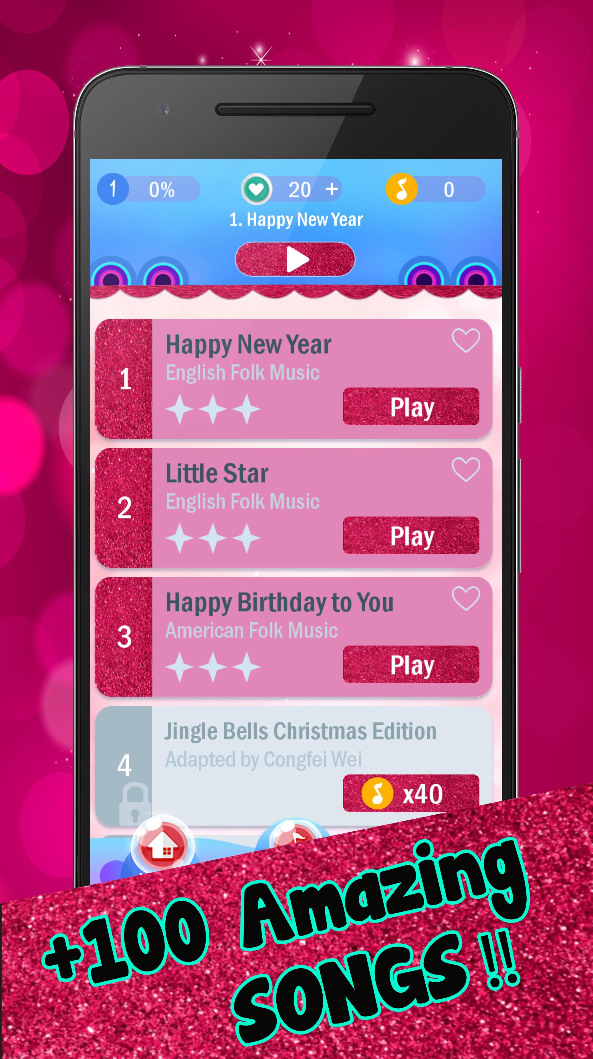 Pink Piano Tiles 2