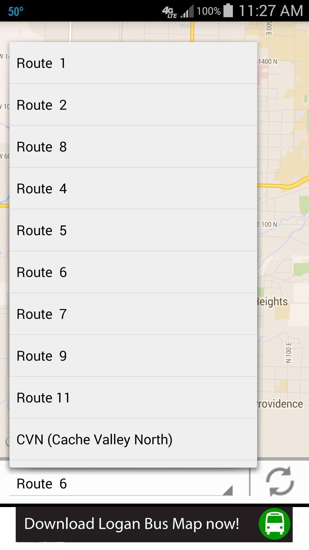 Logan Bus Map