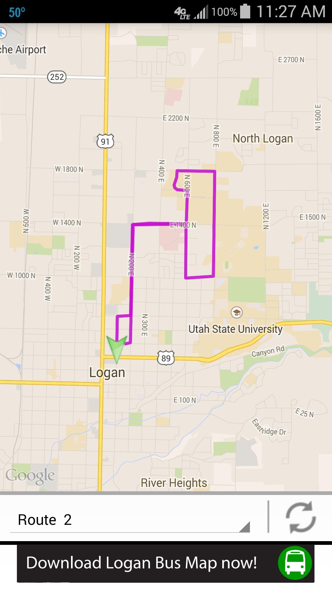 Logan Bus Map