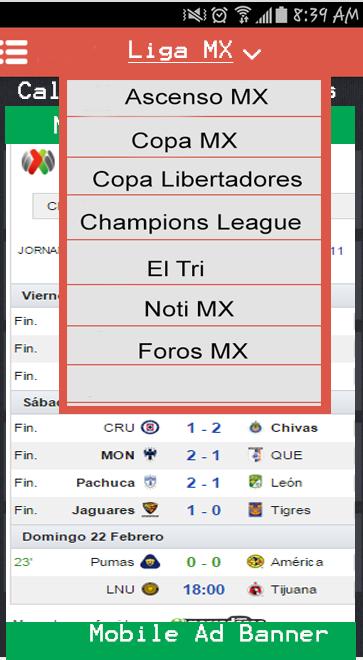 Futbol Liga MX