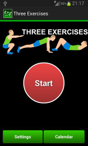 3 Exercises - Daily Workout