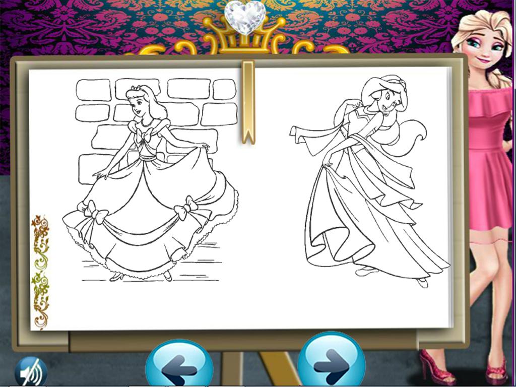 Ice Queen Coloring Pages