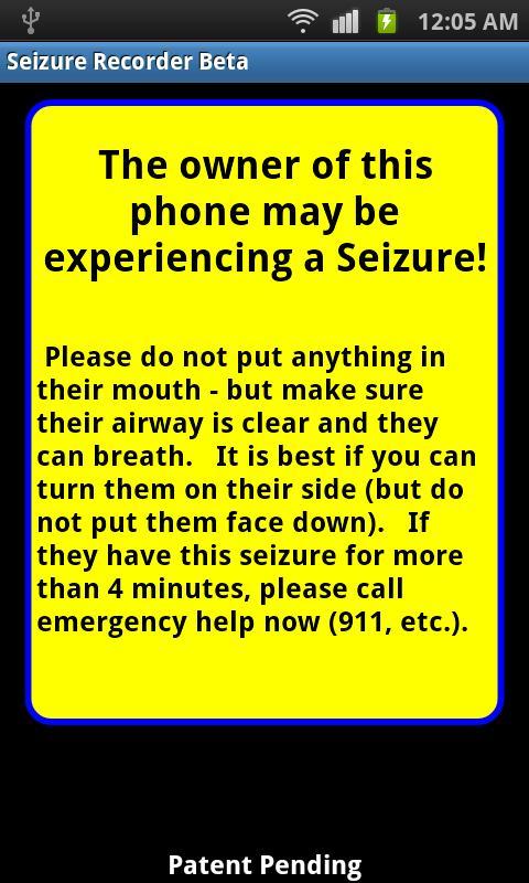 Seizure Alert and Recorder