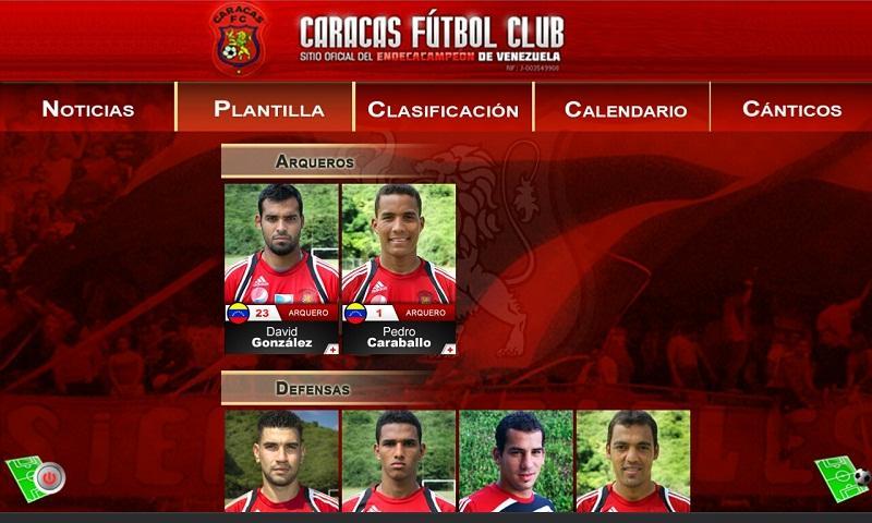 Caracas FC para Tablets