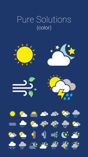 COLOR WEATHER ICONS FOR HDW