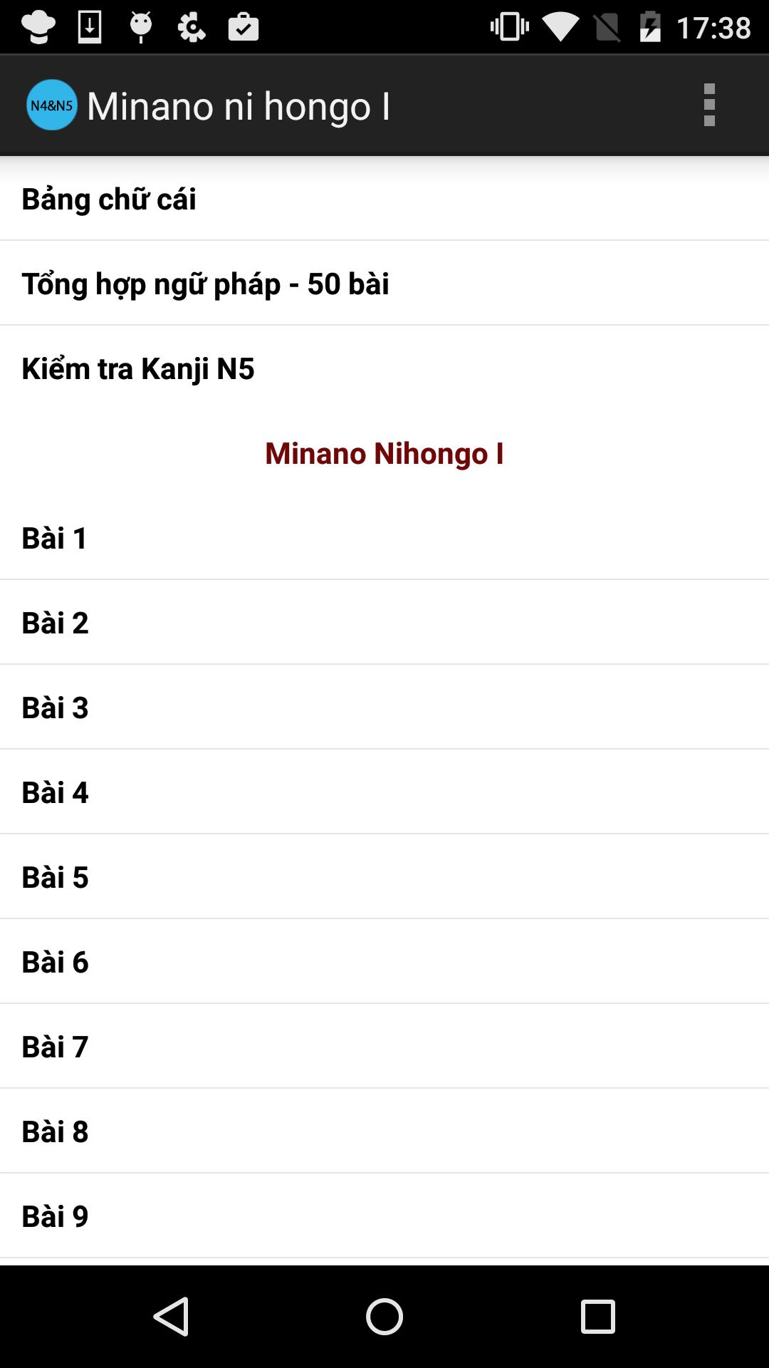 Minna No Nihongo N5-N4