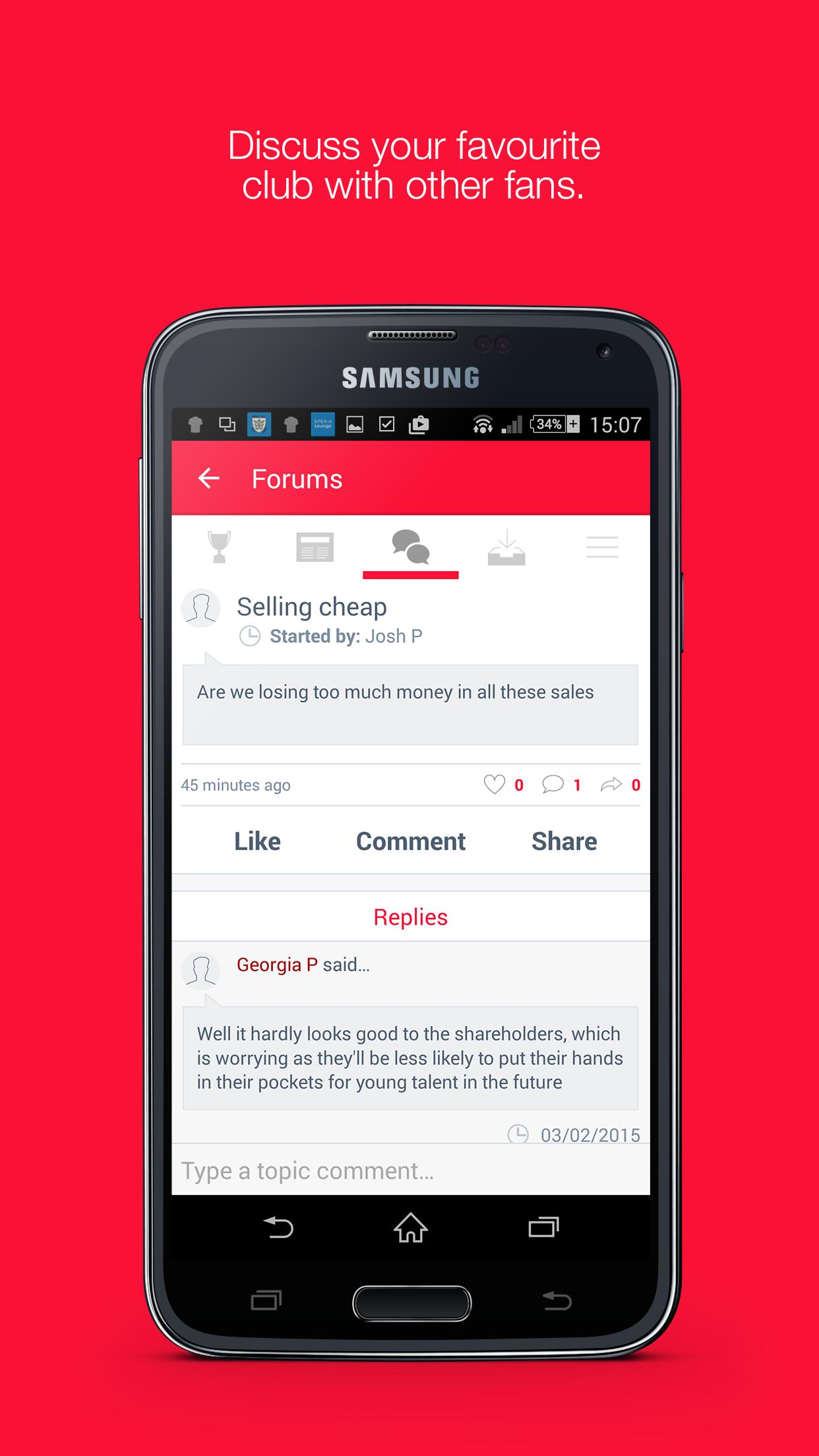 Fan App for Man U