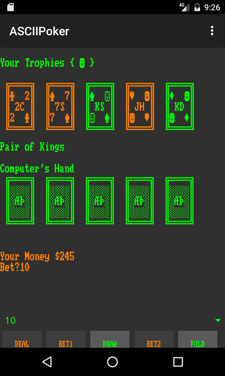 ASCIIPoker