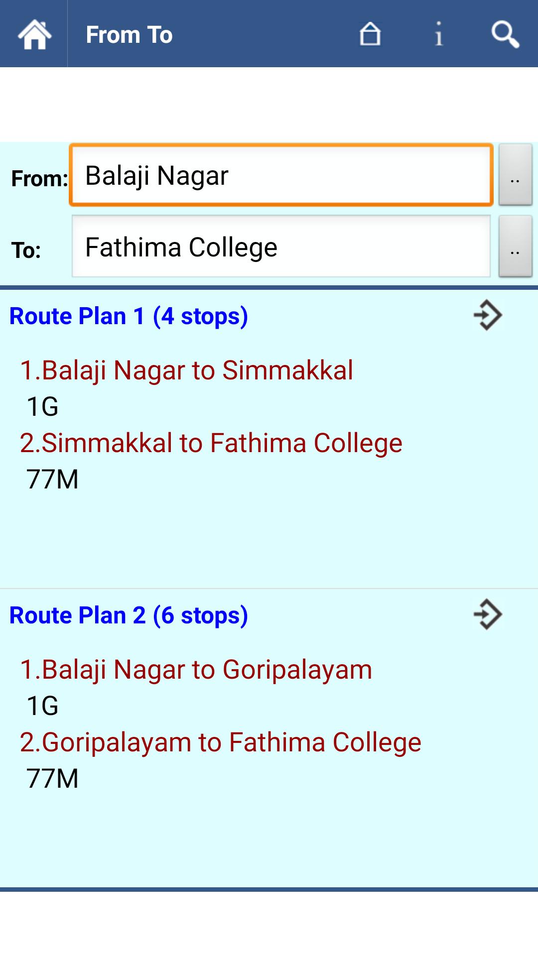 Madurai Bus Info