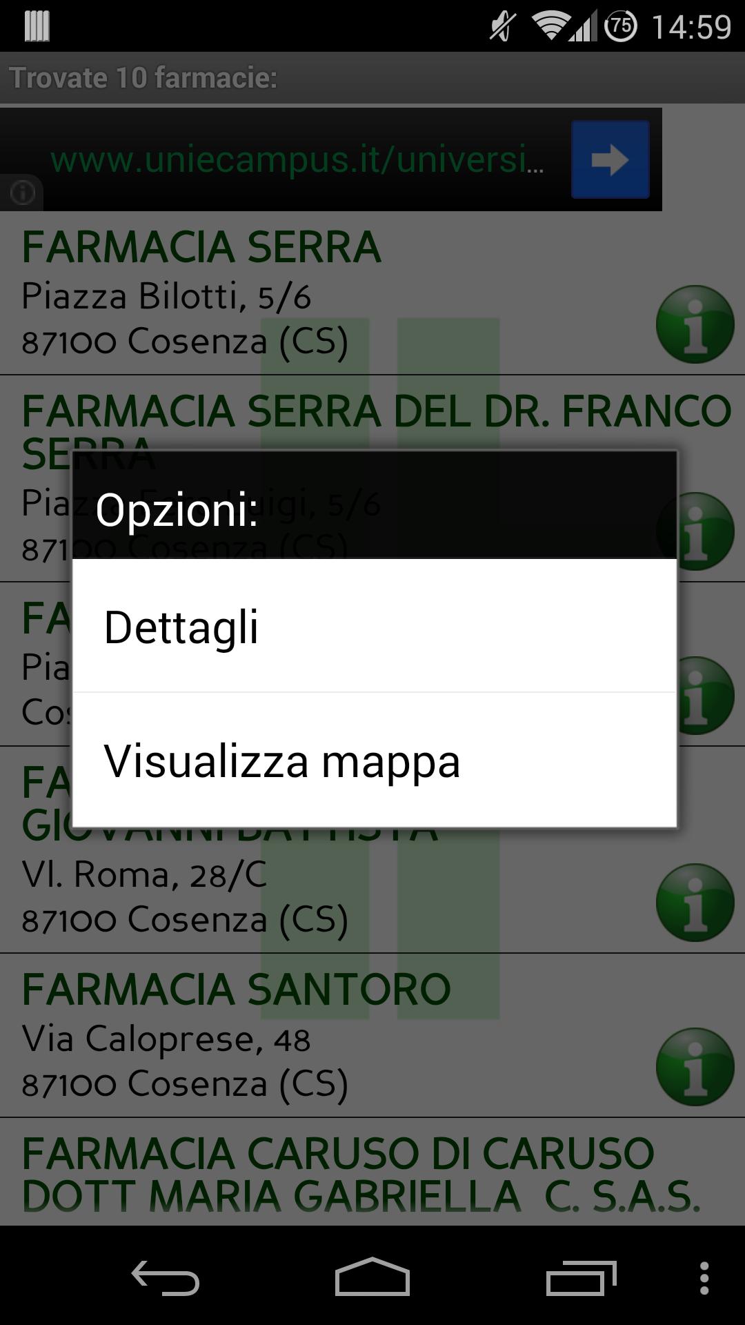 Cerca Farmacia