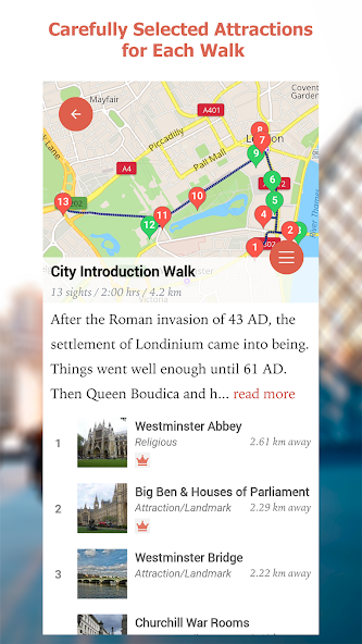 Malaga Map and Walks