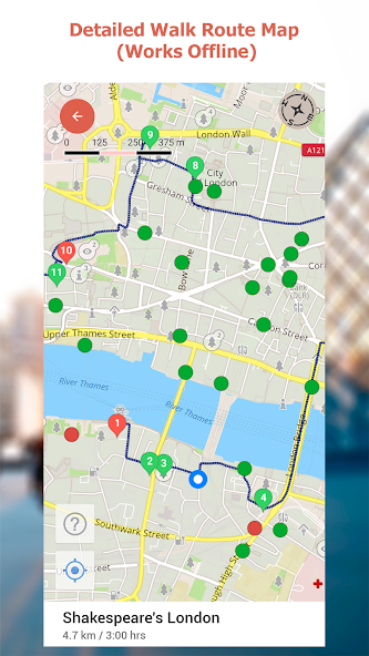 Malaga Map and Walks