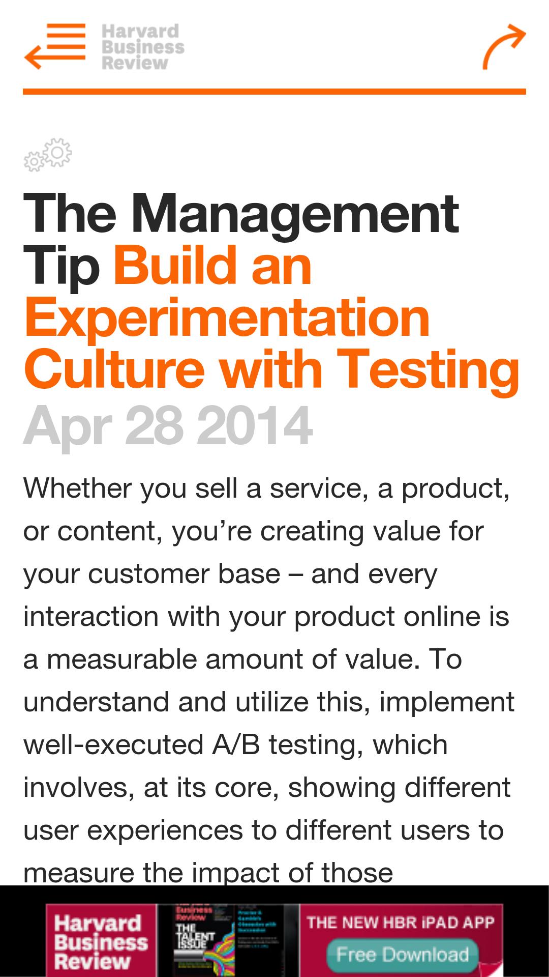 HBR Tips