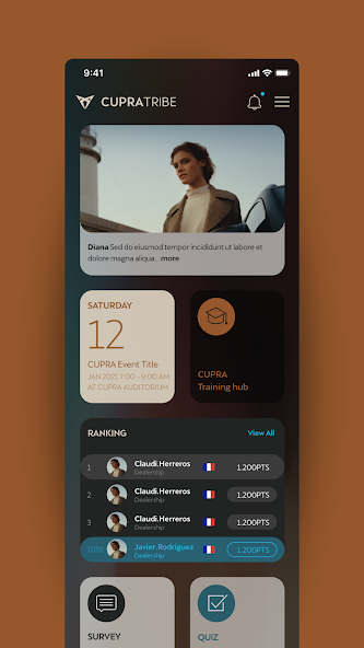 CUPRA Tribe App