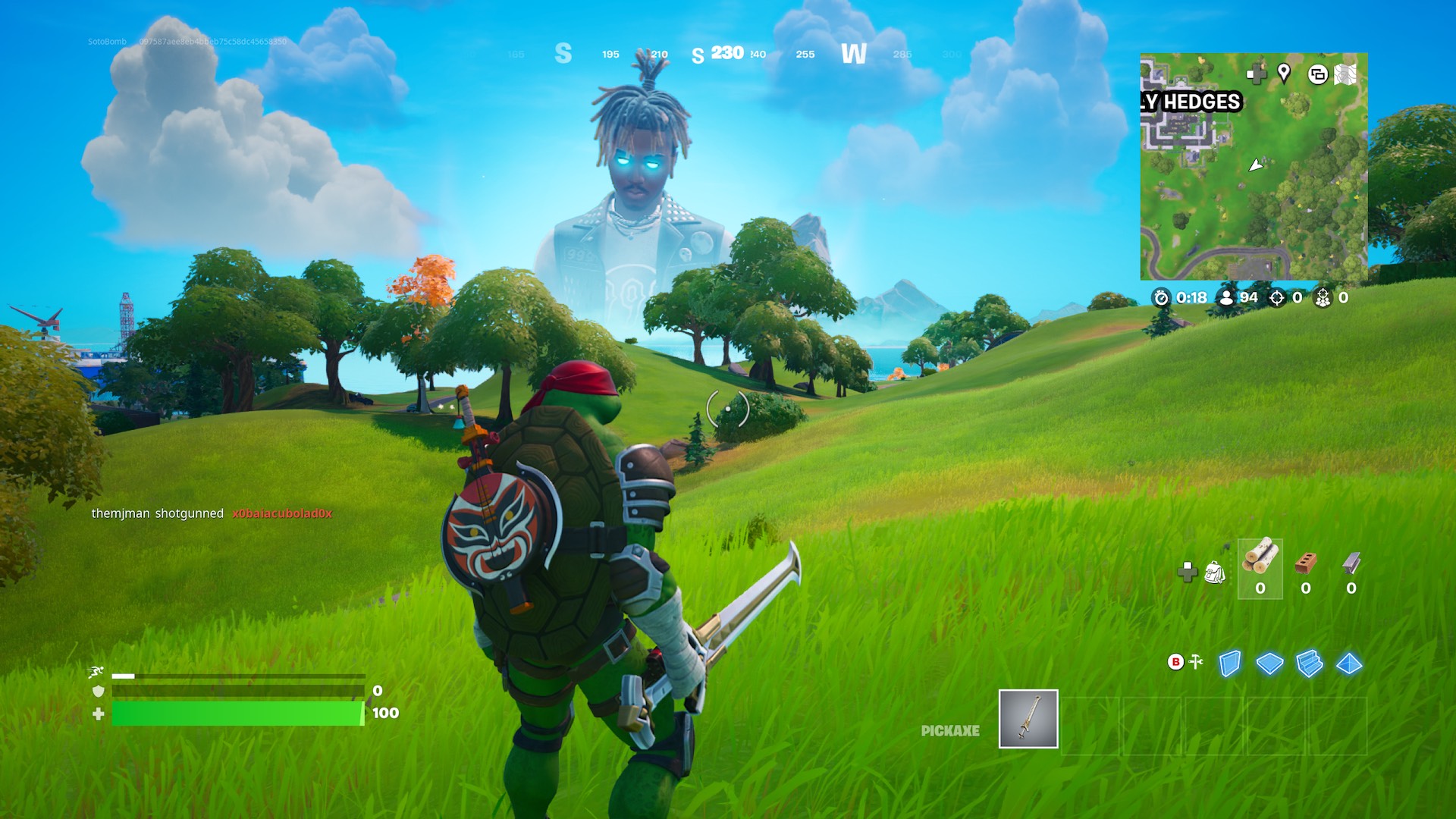 Di mana jus wrld di fortnite?