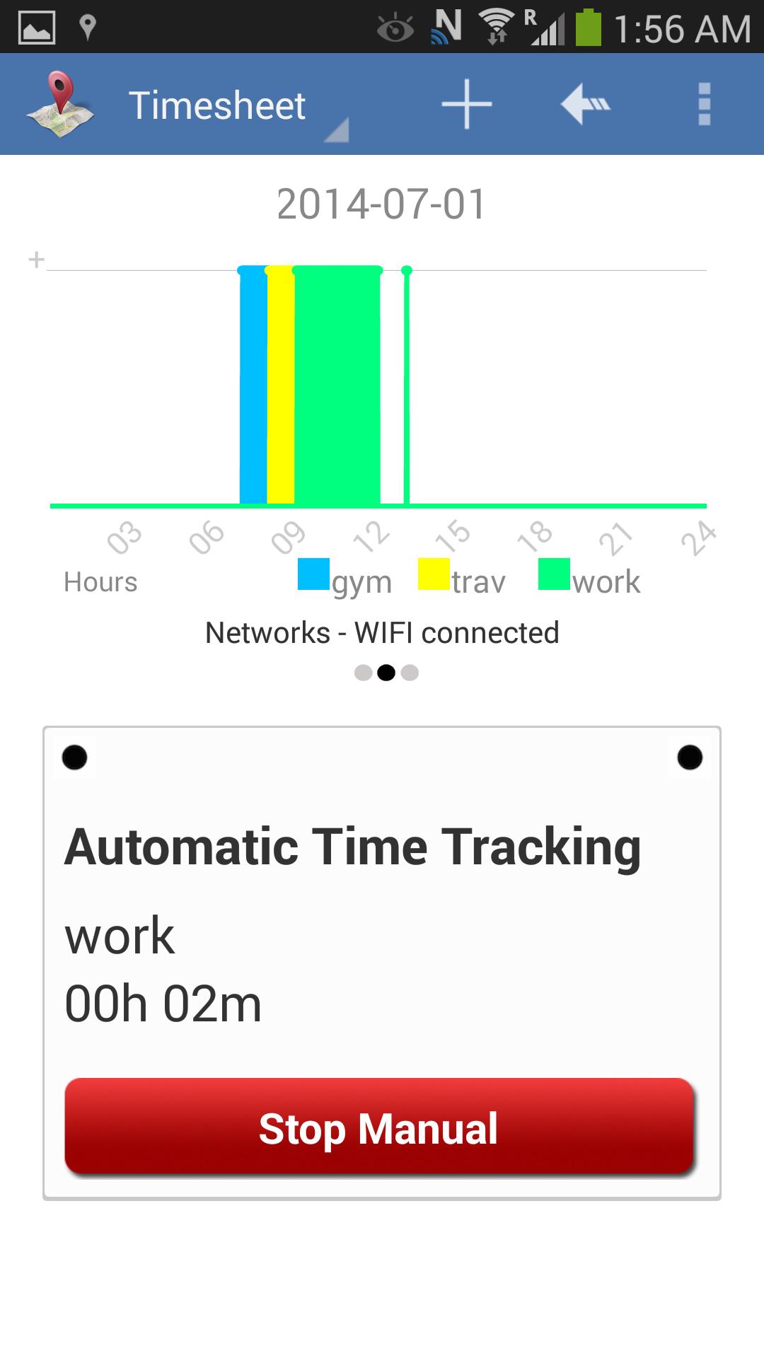 Timesheet auto Geofence