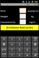 Clinical Lab ( IV Dose )