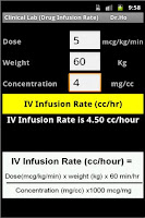 Clinical Lab ( IV Dose )