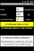 Clinical Lab ( IV Dose )