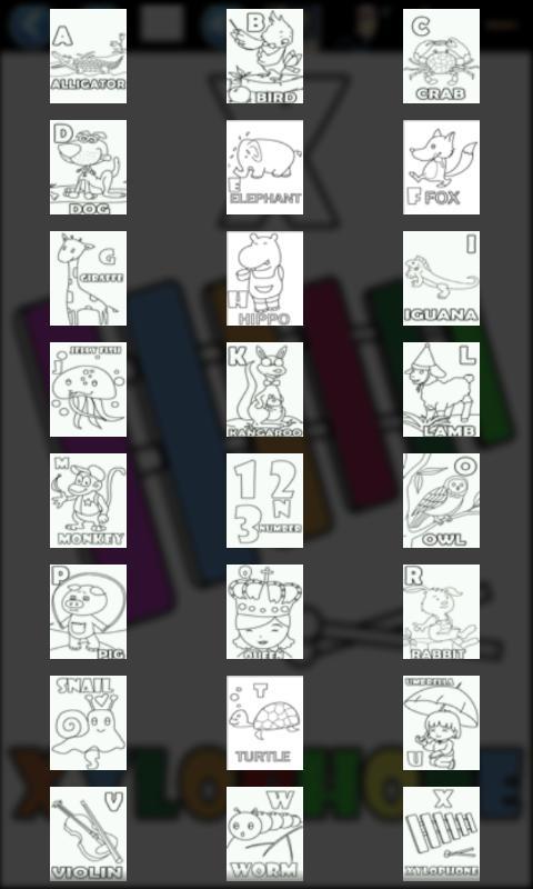 Alphabet Coloring Book