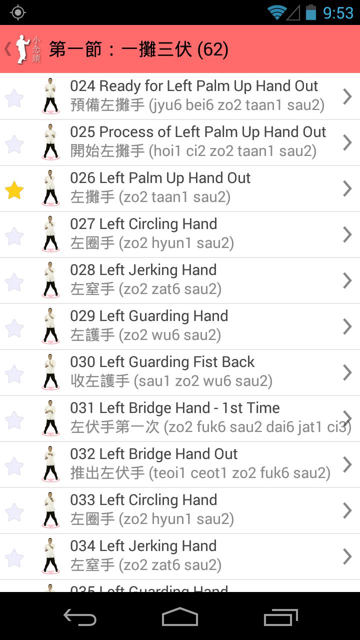 Wing Chun Siu Nim Tau Notes