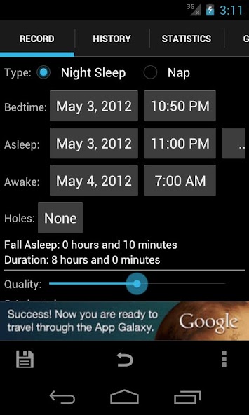 Sleepmeter FE