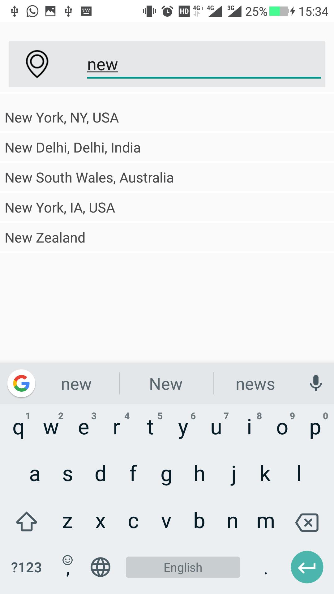 Weather Finder