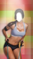 Fitness Girl Photo Montage