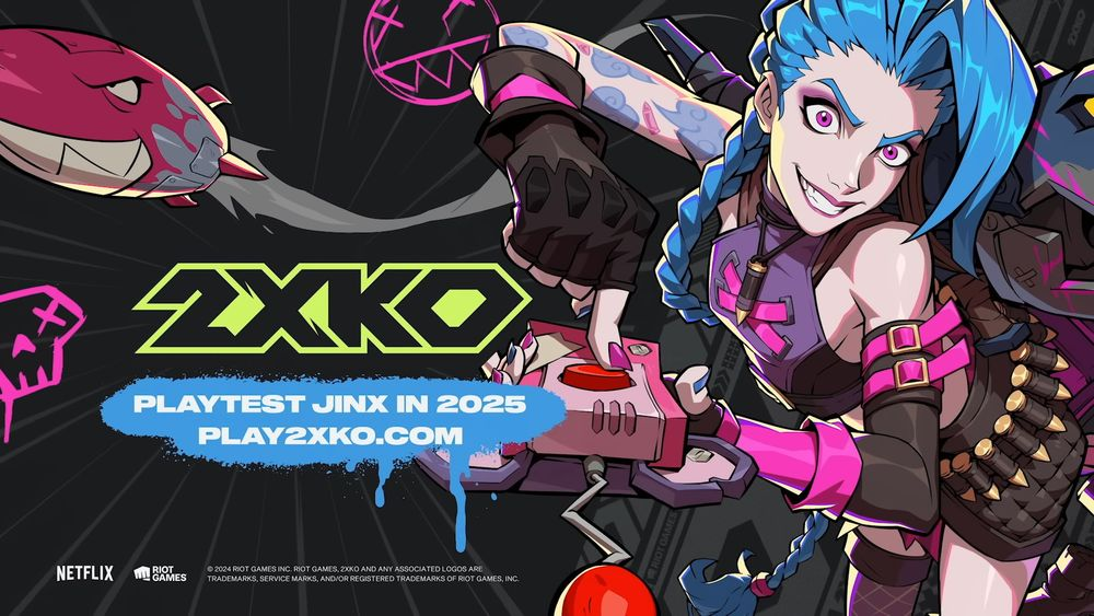 "League of Legends" background fighting game "2XKO" exposed new character [Jinx] promotional trailer to gain a glimpse of Jinx's fighting style