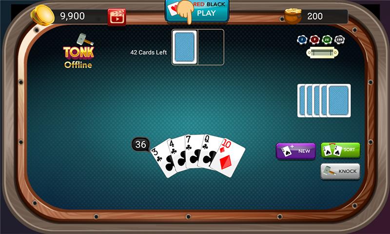 Offline Tonk - Tunk Card Game