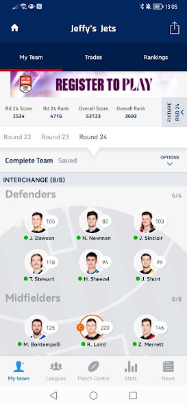 AFL FANTASY