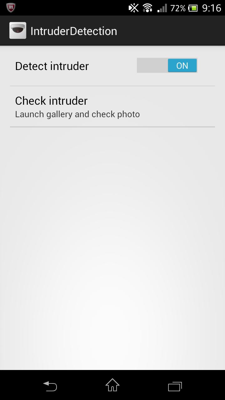 Intruder detection
