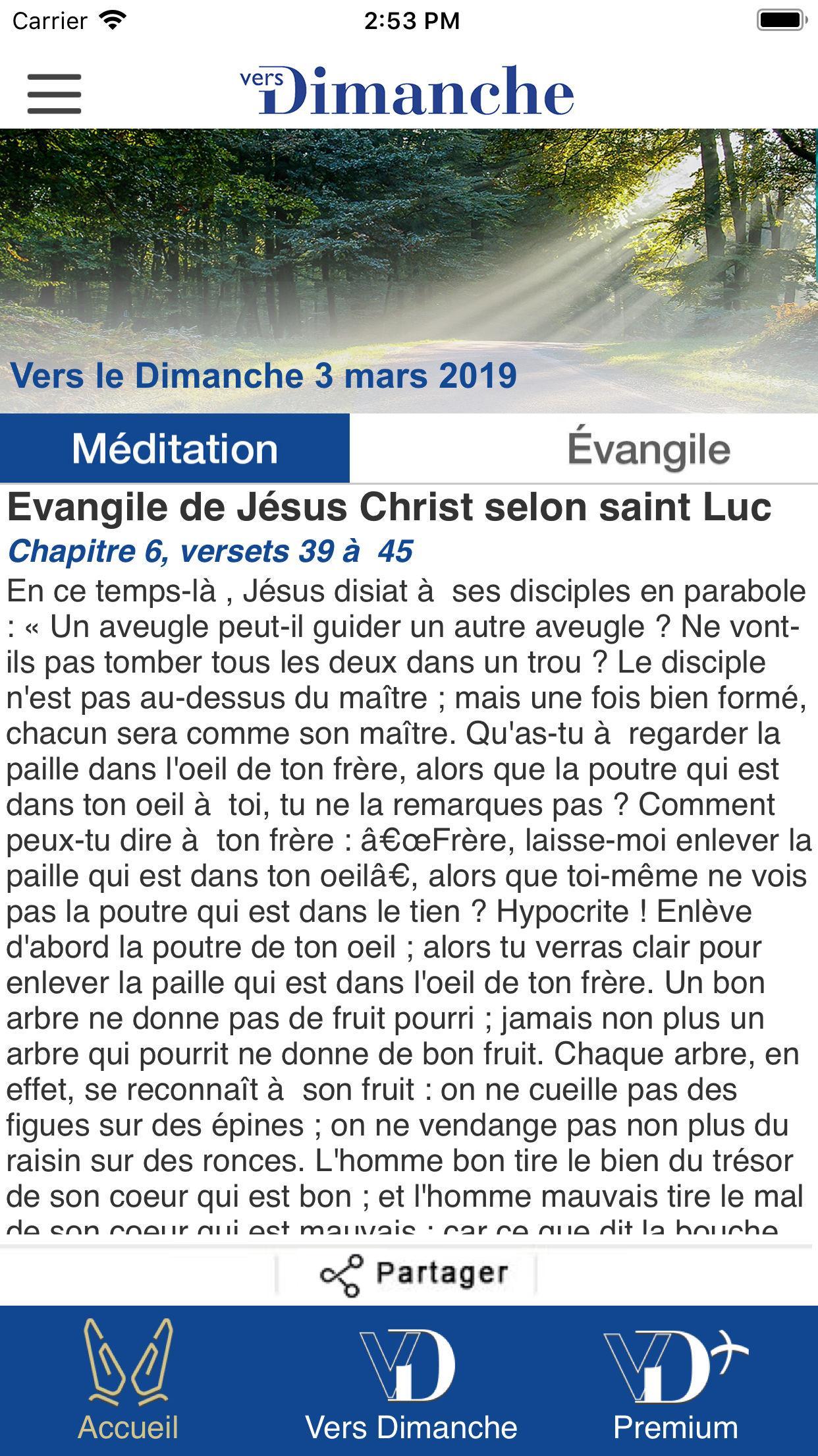 Vers Dimanche