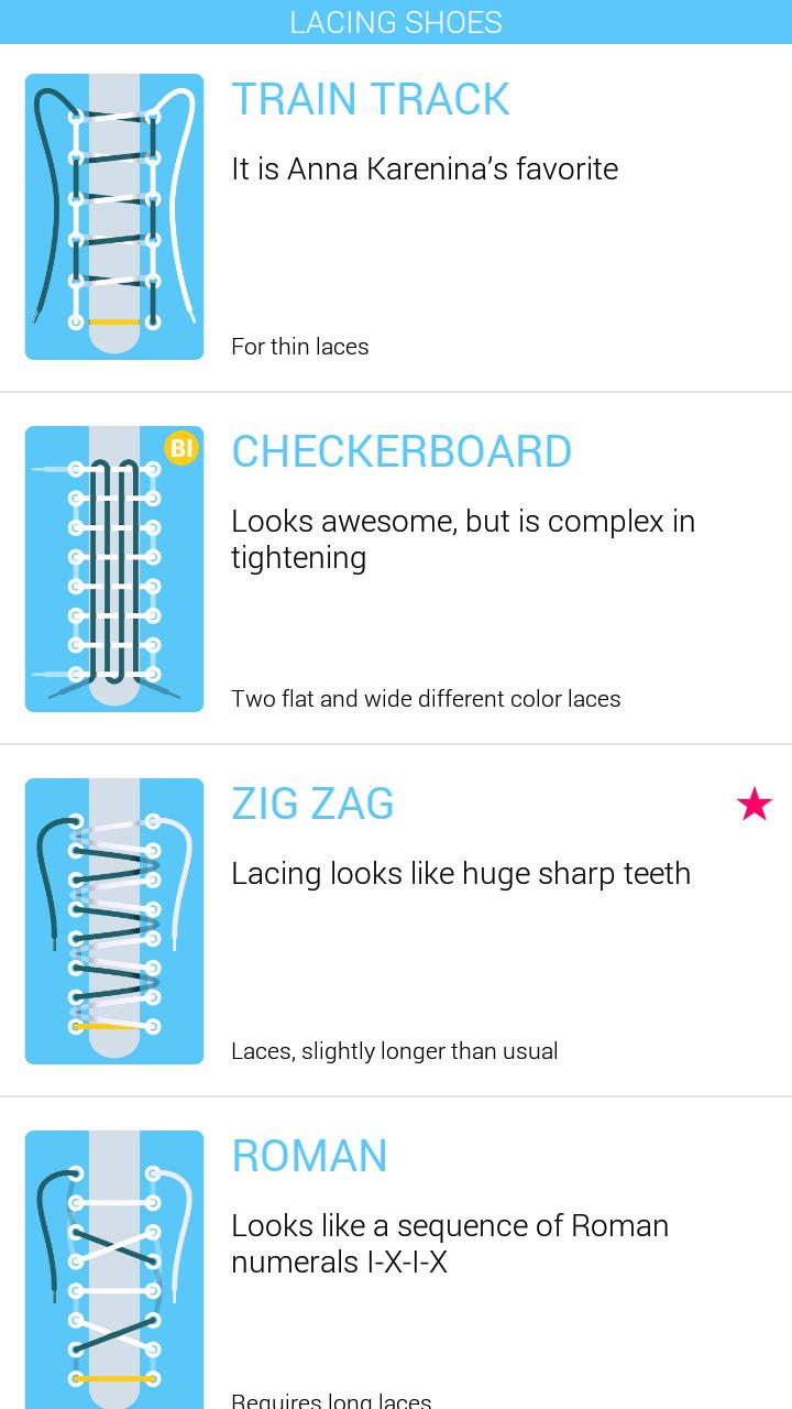 Lacing Shoes
