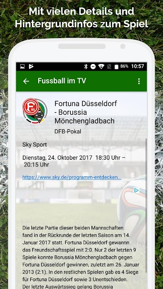 Fussball im TV live