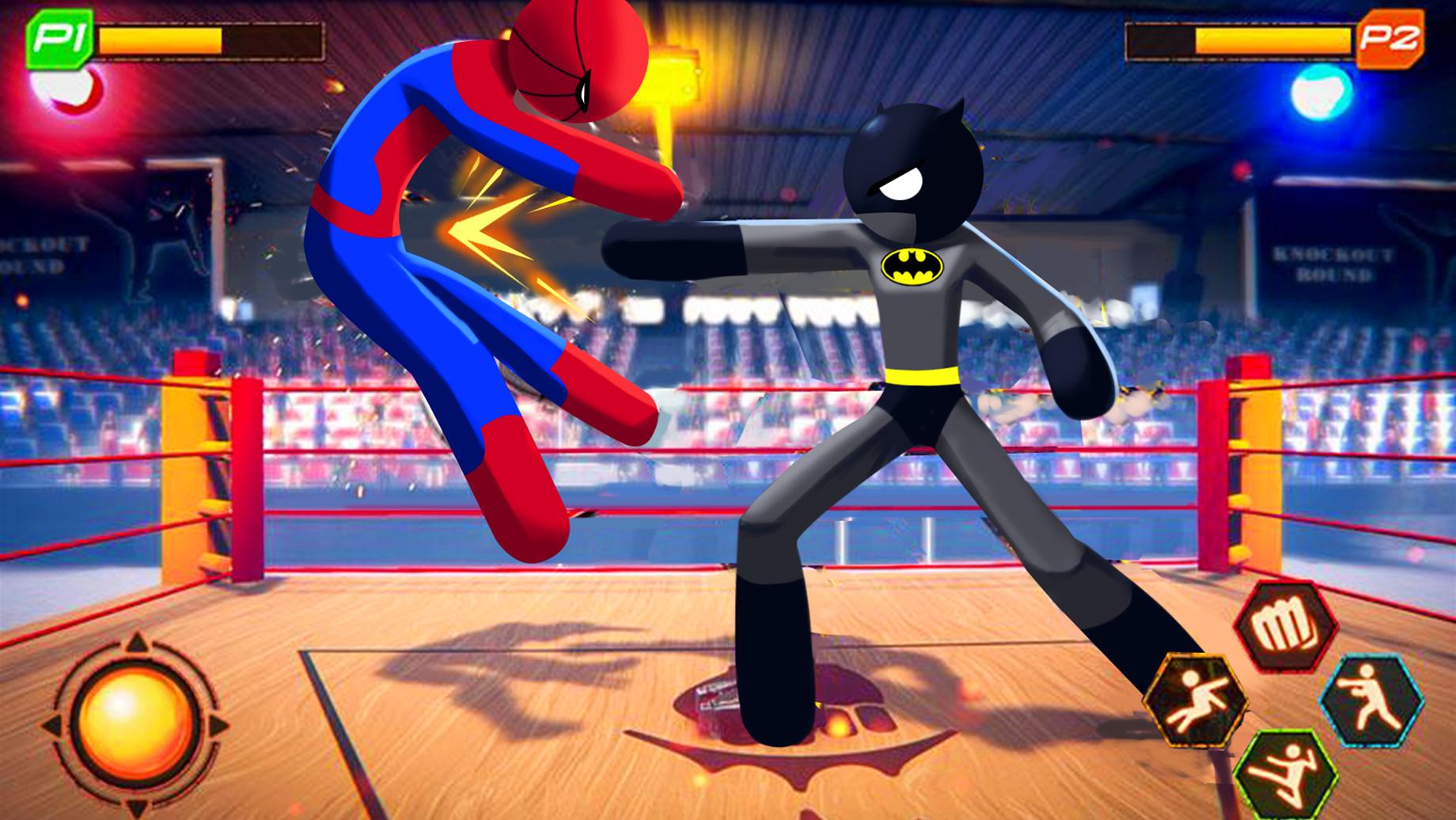 Spider Stickman Fighting 2020