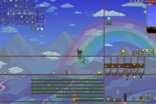 Terraria 후 4 개의 게시물을 닦는 방법