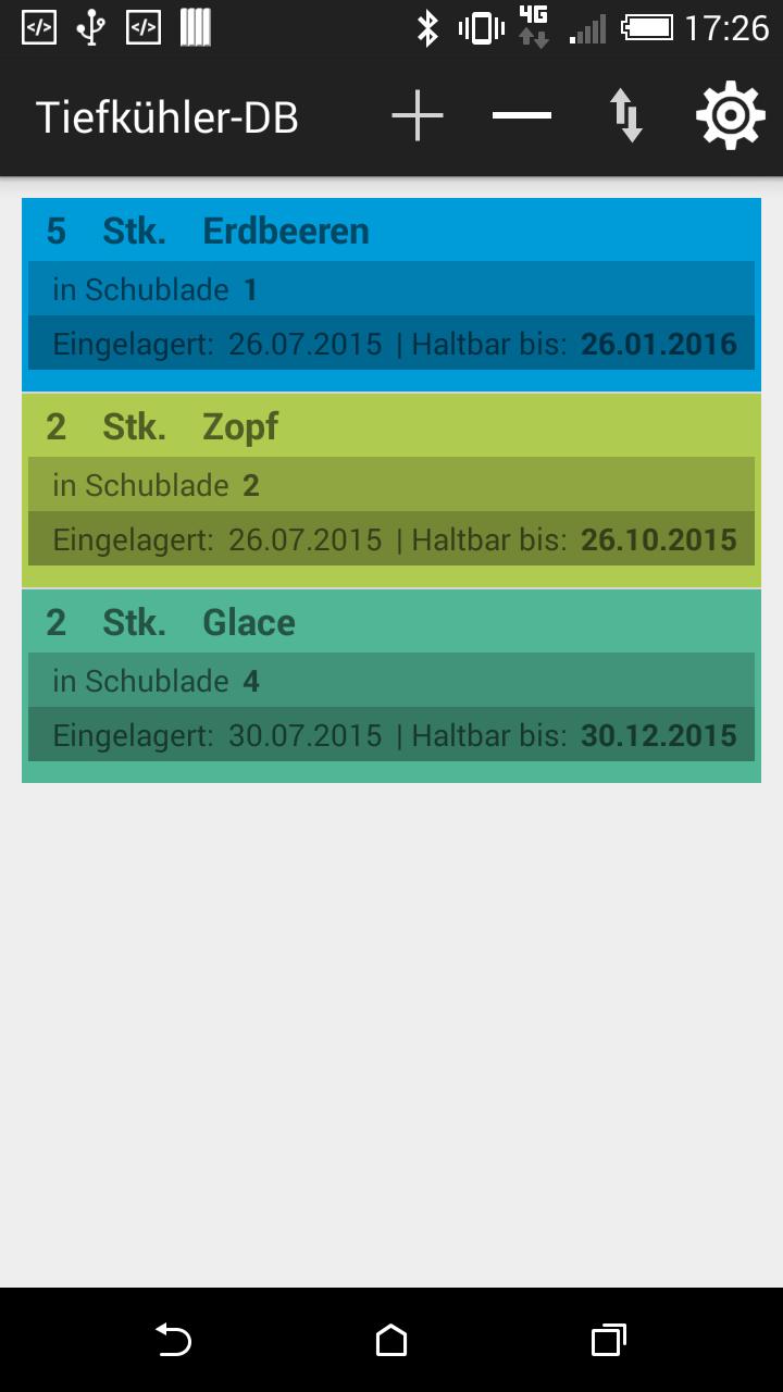 Freezer-Database