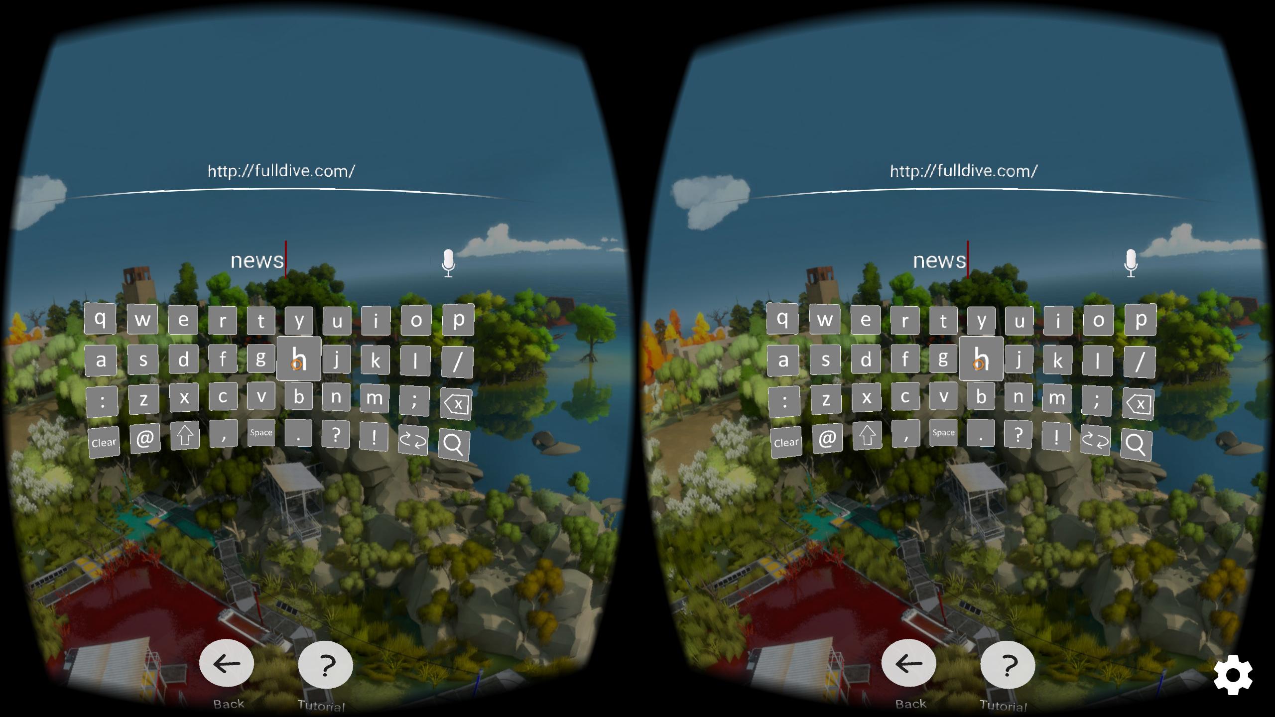 FD VR - Virtual 3D Web Browser