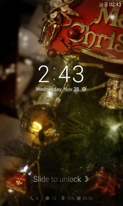 X-mas Photo Dodol Locker Theme