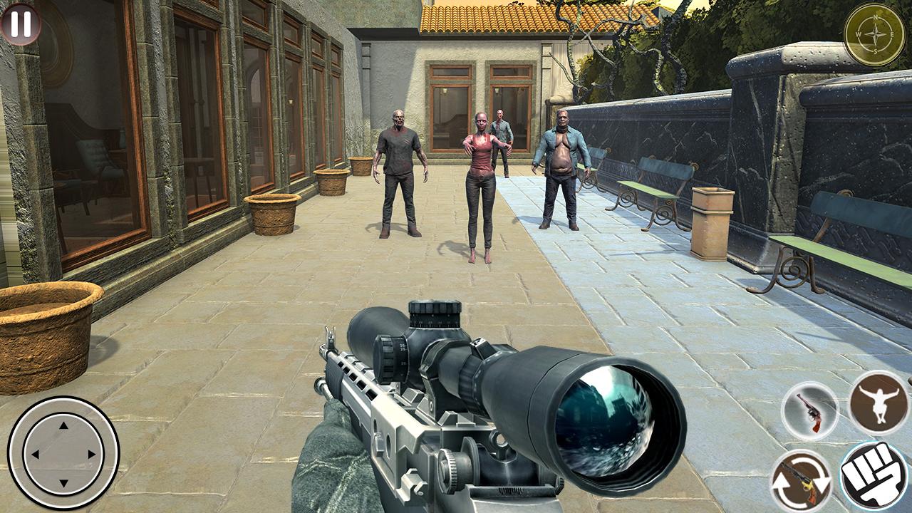 Zombie Shooting Robot Game: Police Hunter Strike