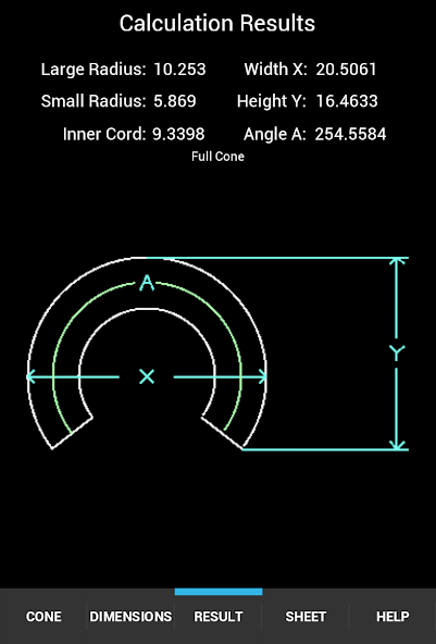 Cone Calc