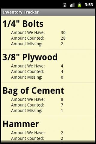 Inventory Tracker