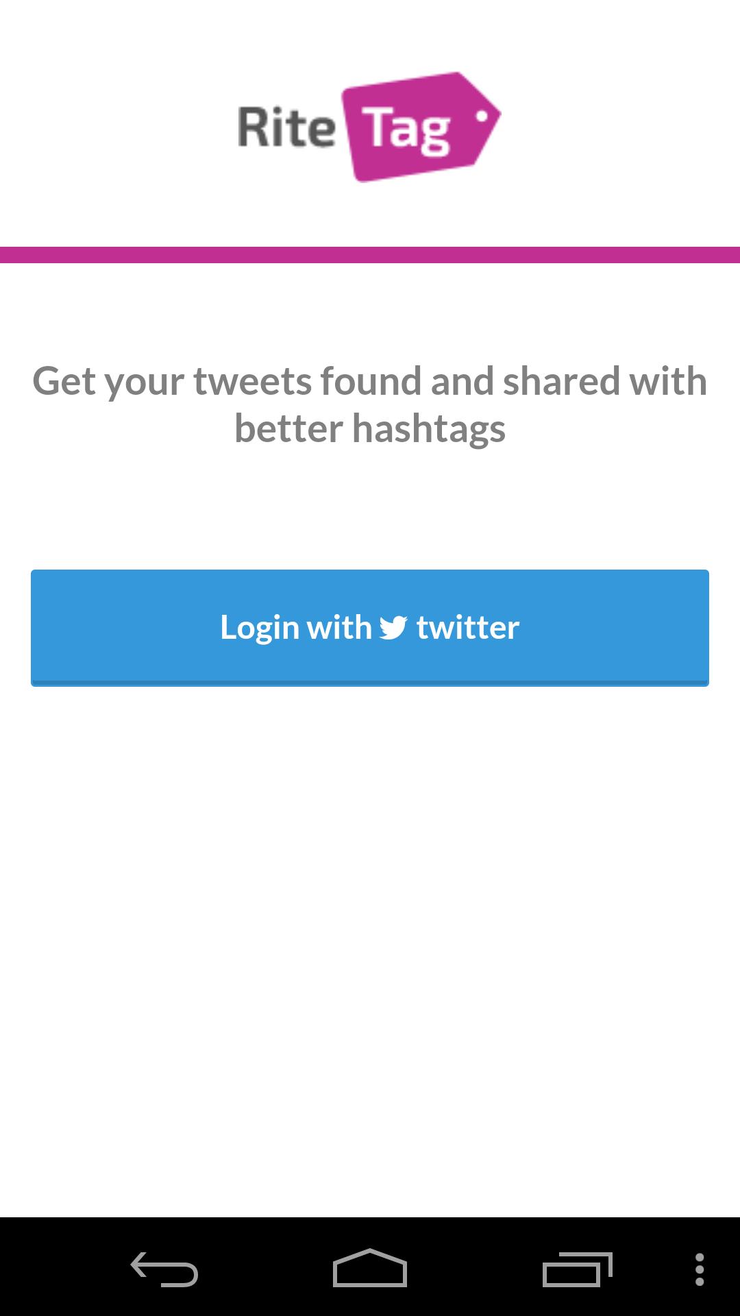 RiteTag Hashtag Optimizer