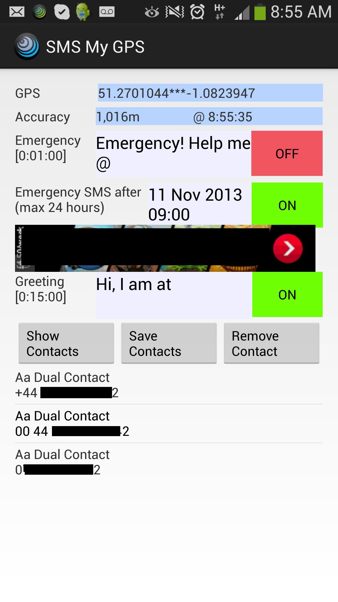 SMS My GPS