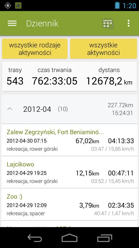 Navime Sports Tracker