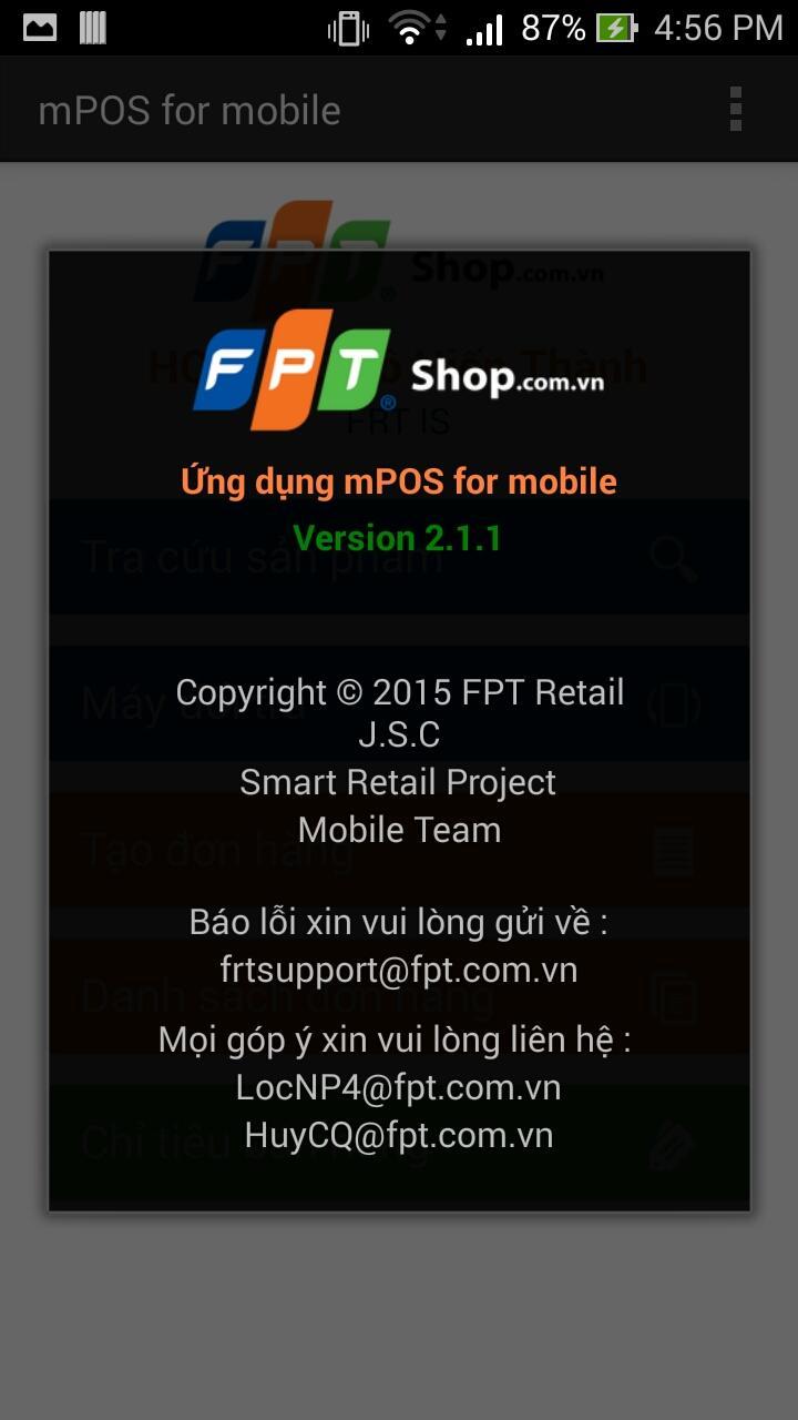 mPOS for mobile
