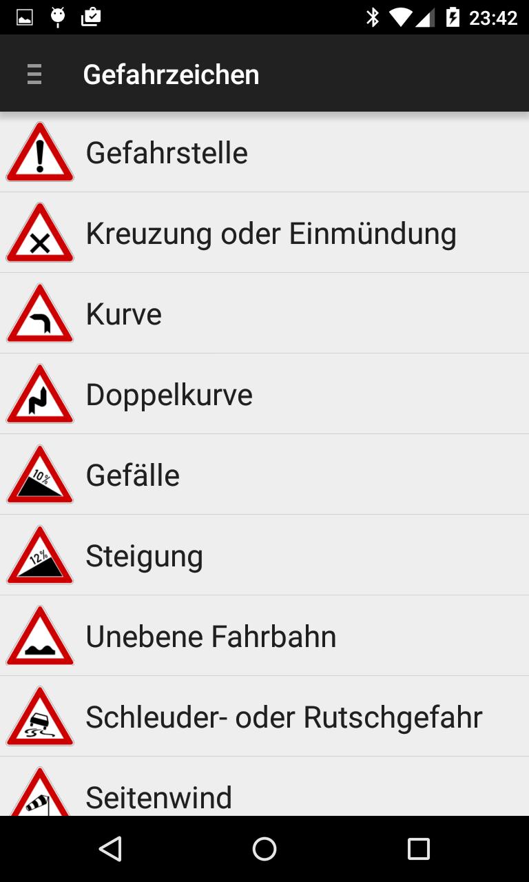 Verkehrszeichen