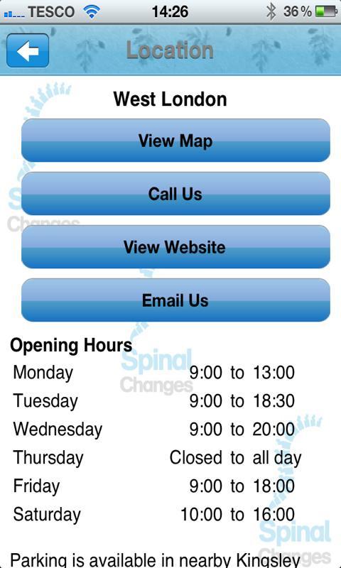 Spinal Changes Osteopath